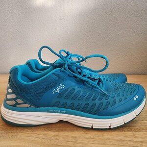 Ryka Shoes Womens Size 9 Teal Blue Indigo RE-ZORB Lite Running Walking Sneakers